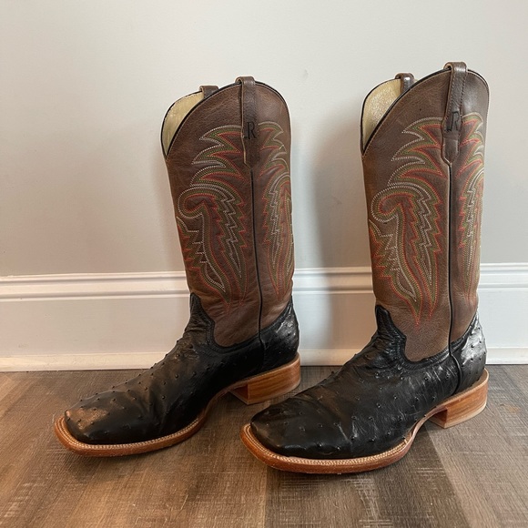 R. Watson leather boots. Size 11 1/2. Wrong size bought, only worn a few times - Picture 2 of 6